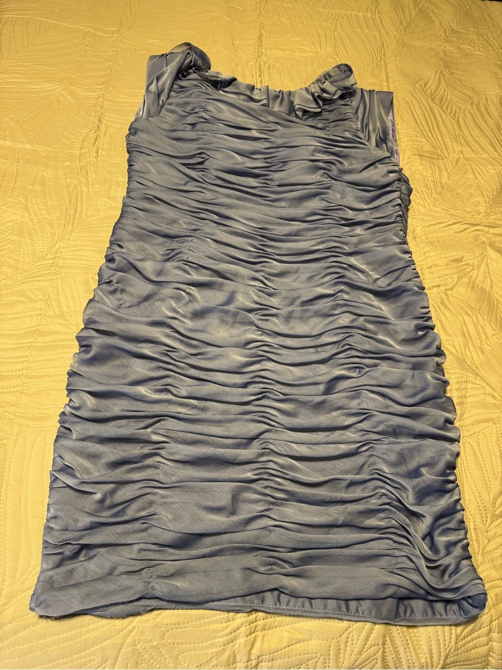 Adrianna Papell Lavender Ruffle Ruched Tank Top - Picture 5 of 6